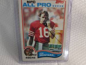 1982 Topps Joe Montana Card...