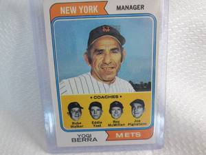1974 Topps Yogi Berra Card...