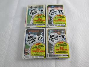 4 1989 Topps Cello Baseball Packs...