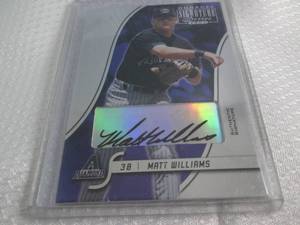 2003 Donruss Matt Williams Autograp...