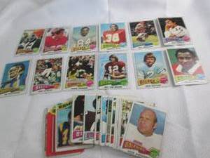Assorted 1970S Topps Football Card...