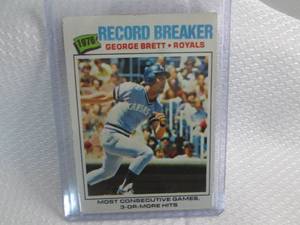 1977 Topps George Brett Record Brea...