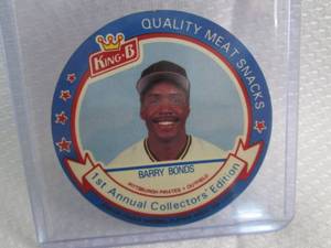 1988 King- B  Barry Bonds Card...