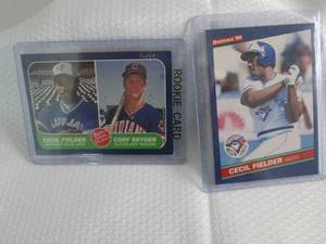 1986 Fleer & Donruss Cecil Fielder ...