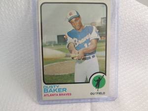 1973 Topps Dusty Baker Card...