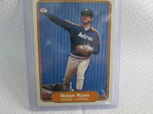 1981 Fleer Nolan Ryan Card...