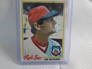 1978 Topps Carl Yastrzemski Card...