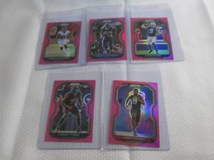 2020 Prizm Football Pink Prizm Card...