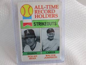 1979 Topps Nolan Ryan Strikeouts Ca...