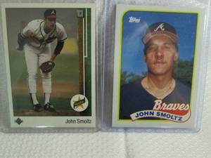 1989 John Smoltz Topps & Upper Deck...