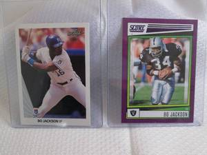 Assorted Bo Jackson Cards ...