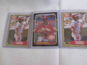 1987 Donruss & Topps Barry Larkin R...