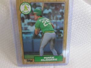 1987 Topps Mark McGwire Card...