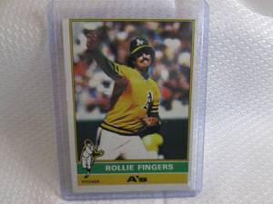1976 Topps Rollie Fingers Card...