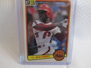 1983 Donnruss Julio Franco Rookie C...