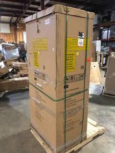 lot 7 image: Husky 3-Piece Heavy Duty Welded Steel Garage Storage System in Black (64 in. W x 81 in. H x 24 in. D) Customer Returns See Pictures