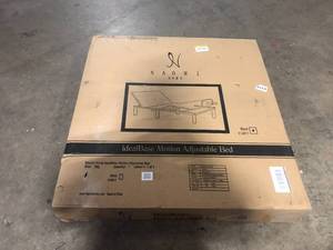 lot 9 image: MAYKOOSH Black, Twin XL, Height Electric Adjustable Bed Frame Base With Wireless Remote Control  Customer Returns See Pictures