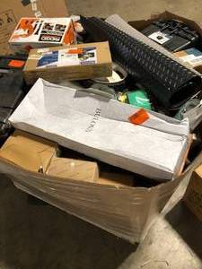 lot 19 image: Gaylord of Assorted Tools Hardware and  General Merchandise Various Models and conditions Customer Returns See Pictures
