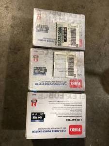 lot 37 image: Lot of Toro 20-Volt Max Lithium-Ion Battery Customer Returns See Pictures