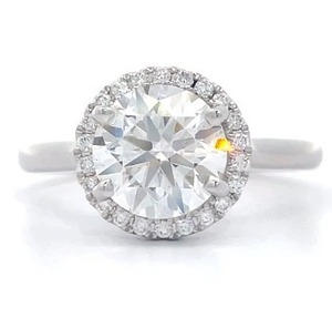 2.13 ctw. Gorgeous Engage Round Halo Diamond Ring in 14k White Gold- $ 10,900 Retail  VIDEO