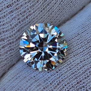 4.33 Carat Lab Grown Diamond (VS2  F) Hearts & Arrows Round Brilliant Cut w EGL Report $12,710 Retail VIDEO