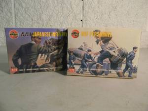 lot 34 image: NEW IN BOX - SEALED - AIRFIX 172 RAF PERSONNEL No. 01747 & WWII JAPANESE INFANTRY No. 01718 - GREAT PIECES - SEE PICTURES