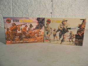 lot 35 image: NEW IN BOX - SEALED - AIRFIX 172 8TH ARMY No. 01709 & WWII US MARINES No. 01716 - GREAT PIECES - SEE PICTURES