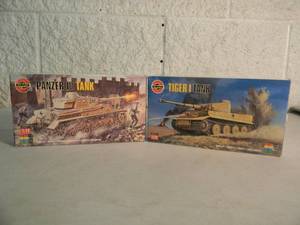 lot 49 image: NEW IN BOX - SEALED - AIRFIX 172 TIGER I TANK No. 01308 & PANZER IV TANK No. 02308 - GREAT PIECES - SEE PICTURES