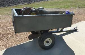 AgriFab tow behind garden trailer