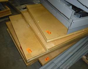 Three Work Tables with 2 inch wood top 30x72