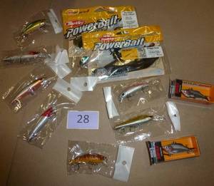 Group of fishing lures
