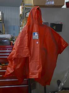 approx 30 new red rain ponchos