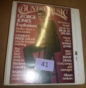 Binder full of Country Music legends pictures and articles