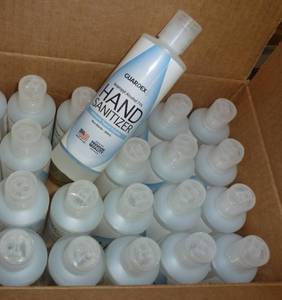 Case of 20 bottles of Guardex Hand Sanitizer 8oz