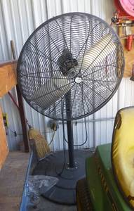 Large standing floor fan