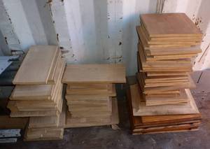 Pile of craftproject wood