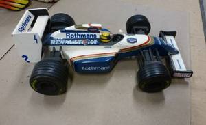 Wood formula one racecar