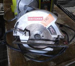 Craftsman 7 inch circular saw - works