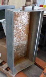 Galvanized box 18x36x10