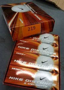 New golf balls