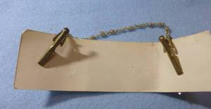 Vintage Butterfly sweater chain clasp