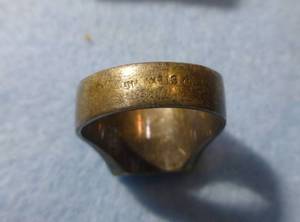 Vintage Sterling Mens ring