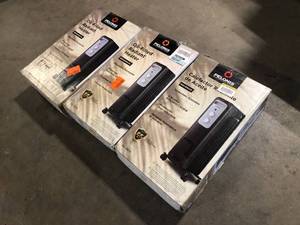 Lot of Pelonis 1,500-Watt Oil-Filled Radiant Electric Space Heater with Thermostat  Customer Returns See Pictures