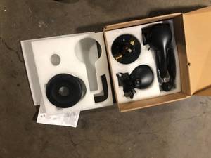 ELLO&ALLO Single-Handle 48-Spray Tub and Shower Faucet Handheld Combo with 5 in. Shower Head in Matte Black (Valve Included)    Customer Returns See Pictures