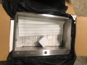 VEVOR Kitchen Sink 304-Stainless Steel Drop-In Sinks 33 in. Top Mount Single Bowl Basin with Accessories (Pack of 3) Customer Returns See Pictures