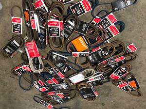lot 20 image: Lot of Assorted Deck Belt Various Models and Conditions Customer Returns See Pictures