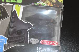 lot 37 image: Funko Pop Tees Teenage Mutant Ninja Turtle Black Shredder Pop w Large Tee Shirt  Factory Sealed