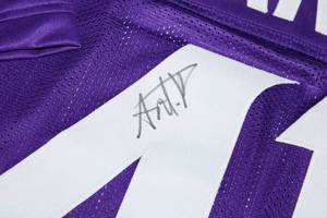 lot 54 image: Minnesota Vikings Anthony Harris Autograph Custom Jersey Total Sports COA