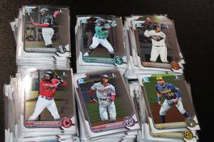 lot 61 image: 2022 Bowman Chrome 1st Bowman Rookie Card Investment Lot  250 Cards