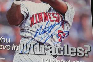 lot 142 image: Sports Illustrated Matt Lawton Cover Autograph